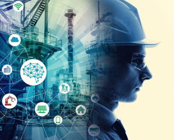 Industrial technology concept. INDUSTRY4.0